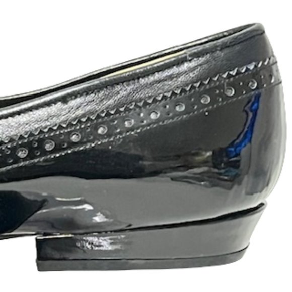 SESTO MEUCCI OLE Black Patent Leather Flats 5.5M - Picture 11 of 16